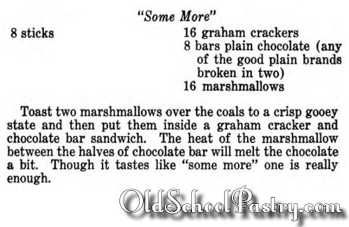 1927 Original S’mores Recipe and Methods for a Campfire