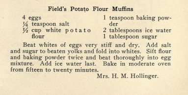 Field’s Potato Flour Muffins